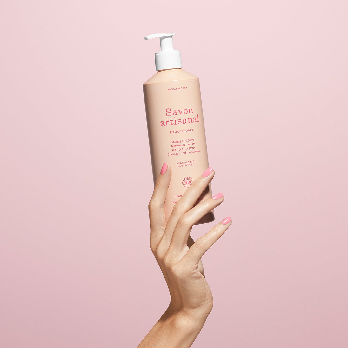 Savon Artisanal Parfum Fleur d'Orange - Cosmos Organic - 500ml