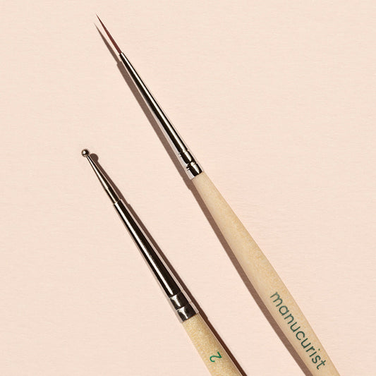 Duo Dotting Tool & Pinceau Nail Art Liner