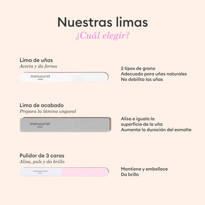 Lime pour ongles naturels