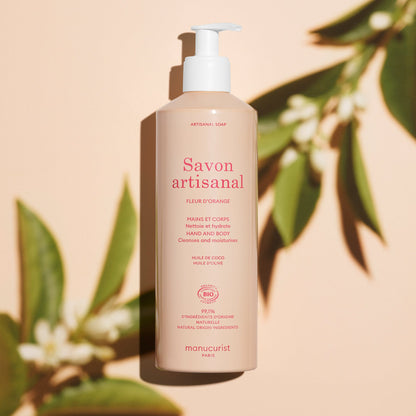 Savon Artisanal Parfum Fleur d'Orange - Cosmos Organic - 500ml